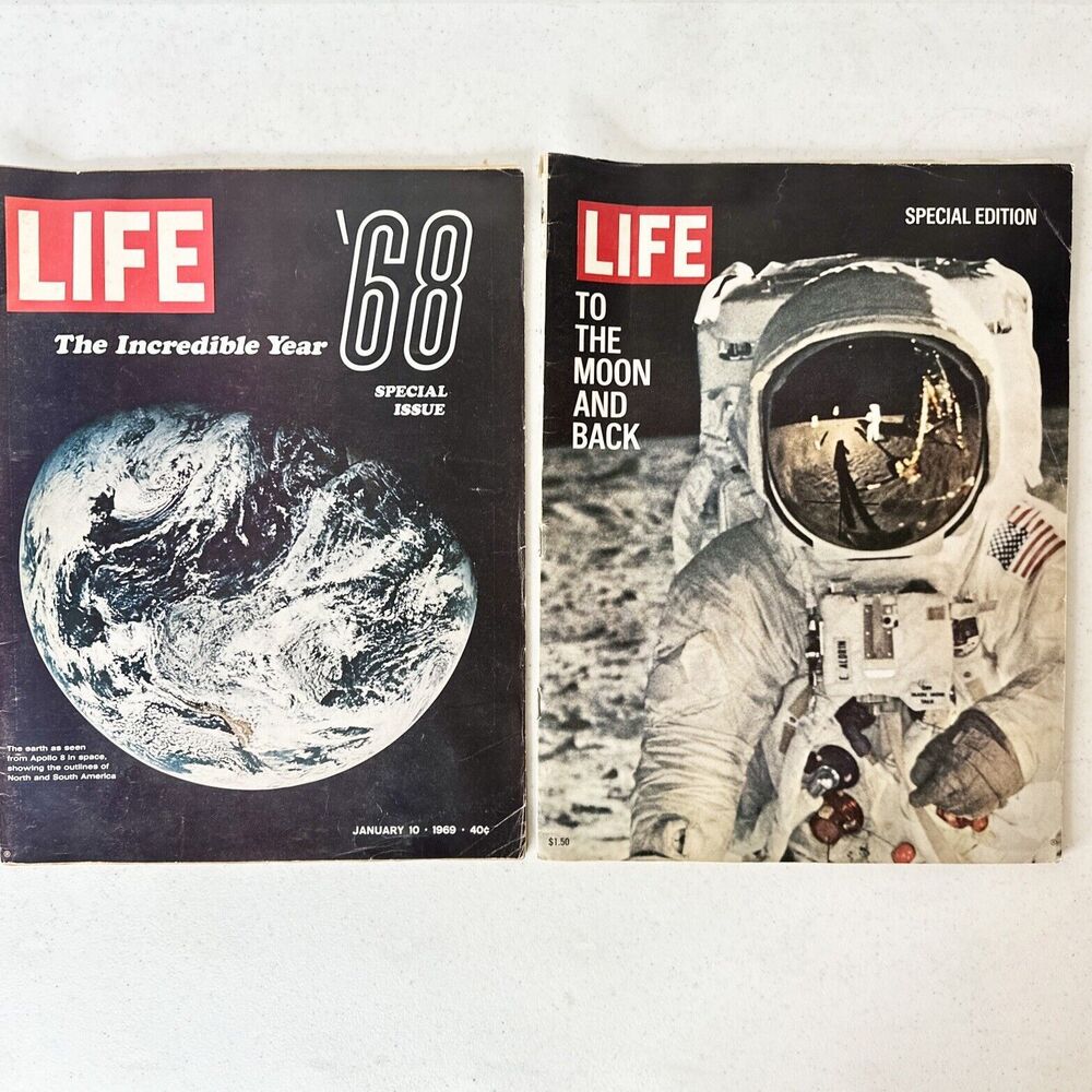 life magazine to the moon and back‎ Special Edition & The Incredible Year 1968￼